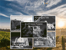 Tablet Screenshot of famillefabre.com